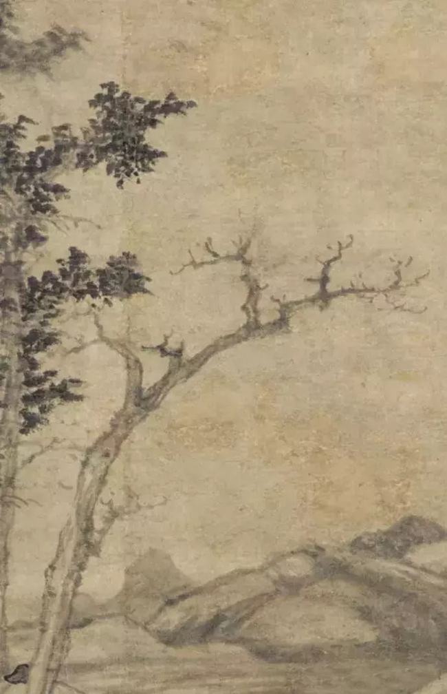 元 倪瓒《秋林野兴图》 历代国画 第5张