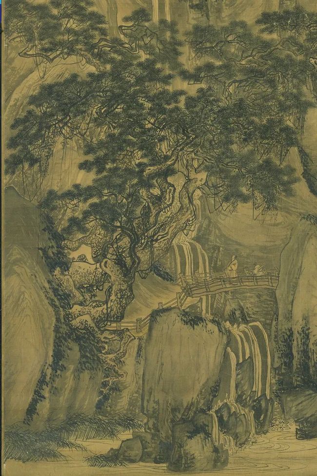 唐寅《山路松声图》 历代国画 第2张