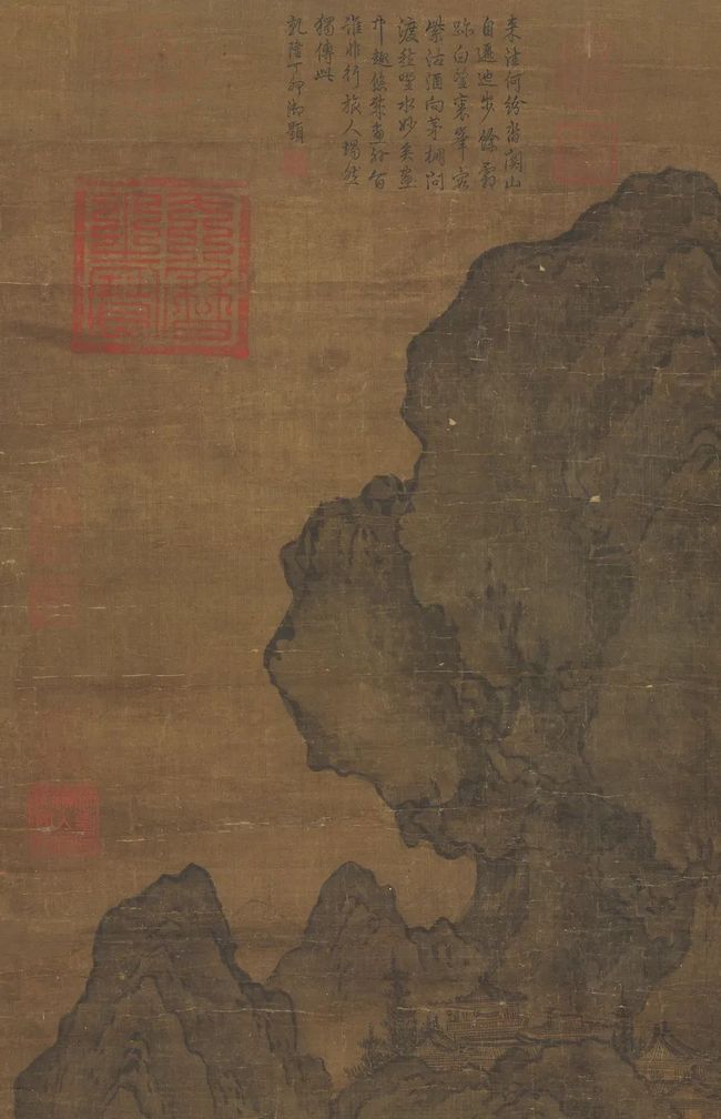 关仝《关山行旅图》 历代国画 第7张