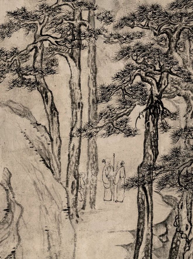 项圣谟 《林下高士》 历代国画 第2张