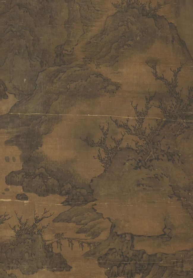 关仝《关山行旅图》 历代国画 第4张