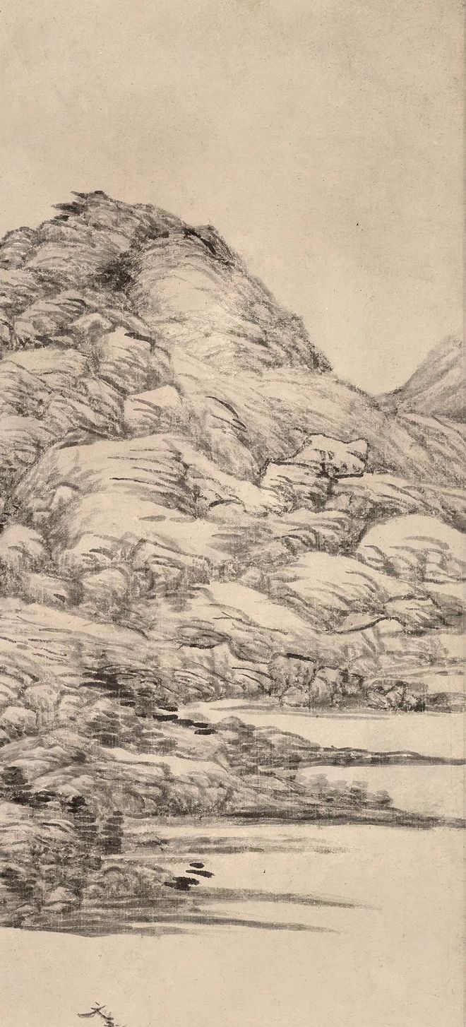 吴历《夕阳秋影图》 历代国画 第4张