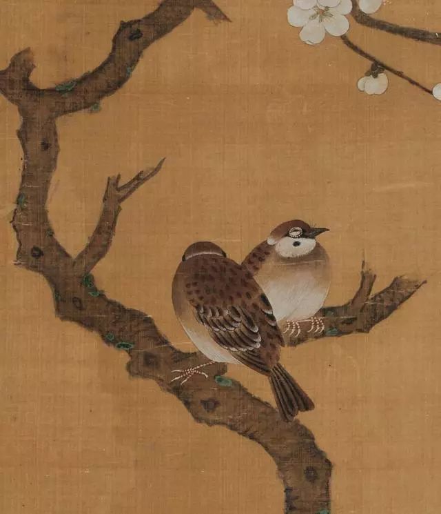 周淑禧《梅雀图》 历代国画 第2张