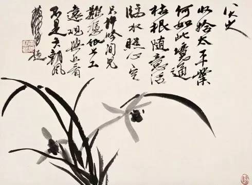 八大名家画兰，清介坚劲之美！ 历代国画 第16张