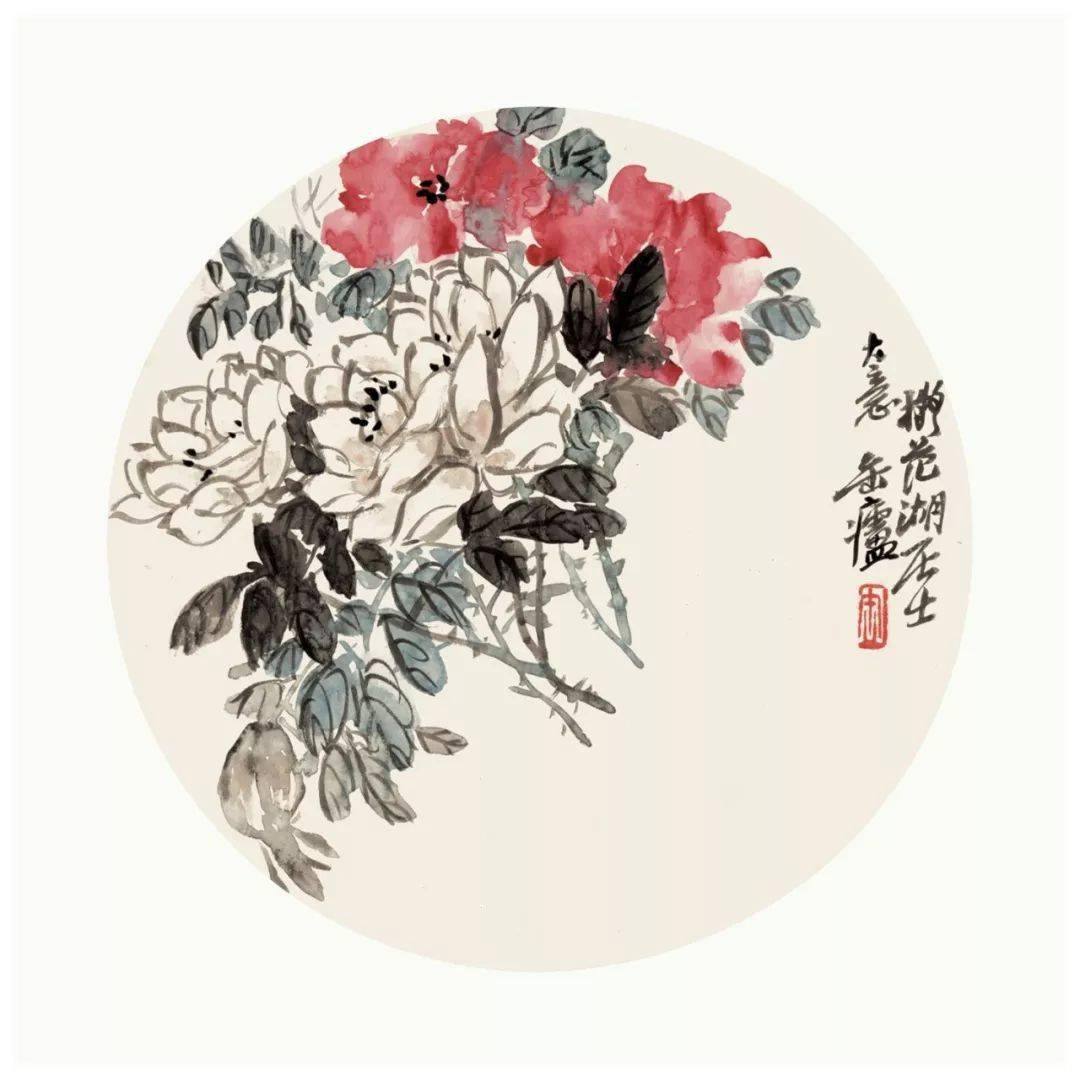 吴昌硕扇面画鉴赏 历代国画 第8张