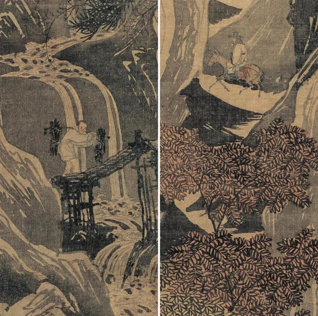 明 唐寅 《骑驴归思图》 历代国画 第2张