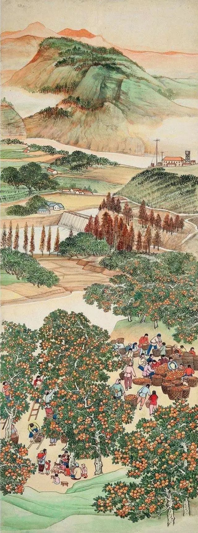 何海霞 《幸福山区》条屏 历代国画 第5张