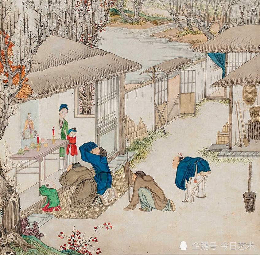 清代画家沈庆兰《农耕图》册 历代国画 第20张