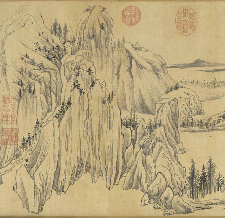 董其昌《烟江叠嶂图》 历代国画 第3张