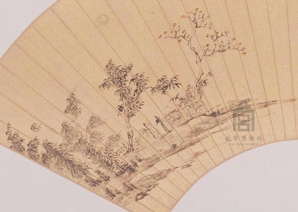 程嘉燧《秋游赏月图》 历代国画 第2张