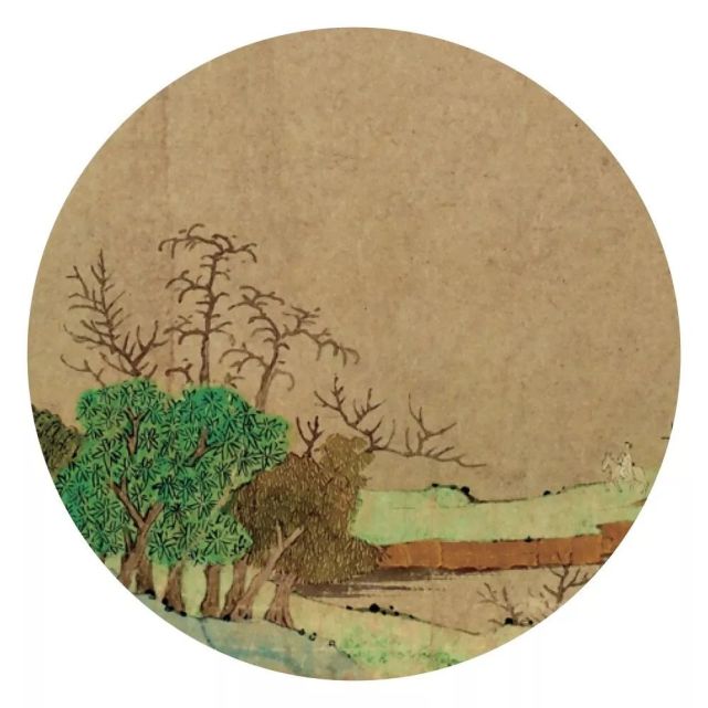 钱选《山居图》 历代国画 第7张