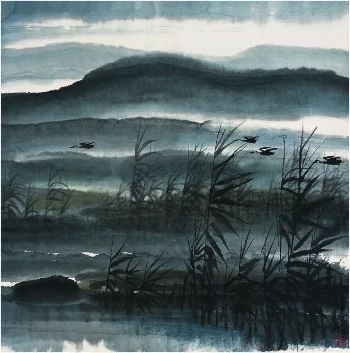 林风眠 笔下的呆萌小鸟 历代国画 第53张