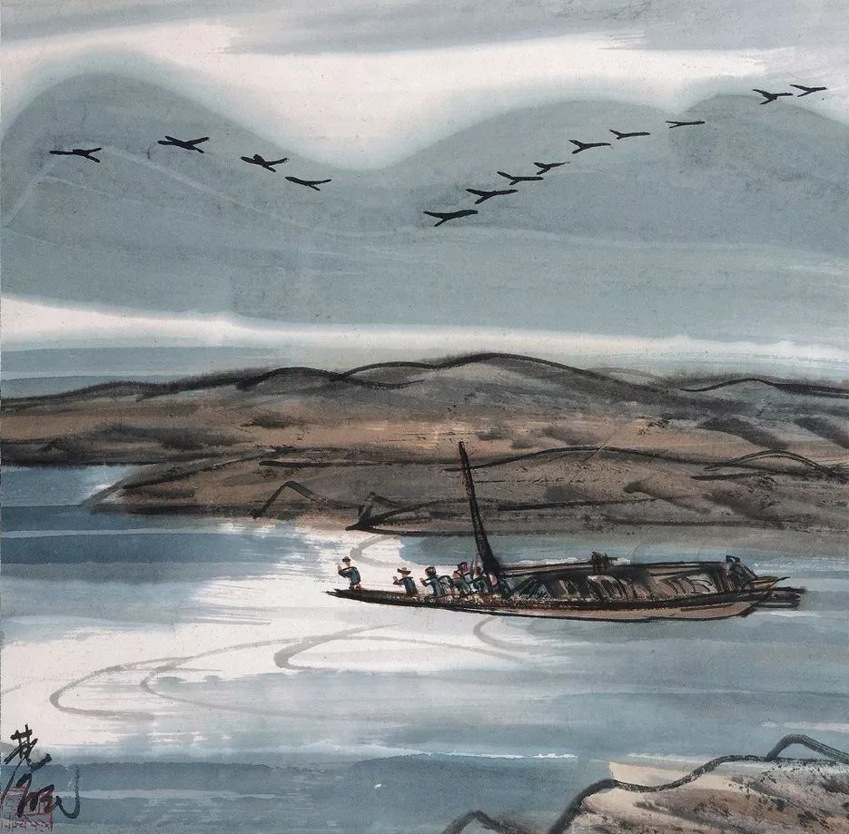 林风眠 笔下的呆萌小鸟 历代国画 第45张