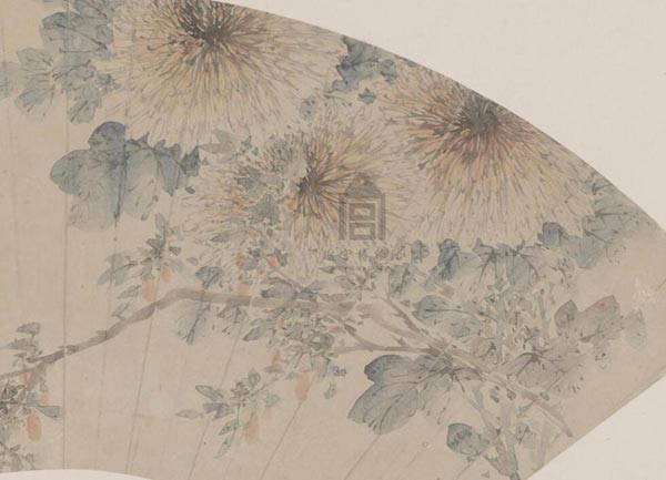 张舒《秋花图》 历代国画 第3张