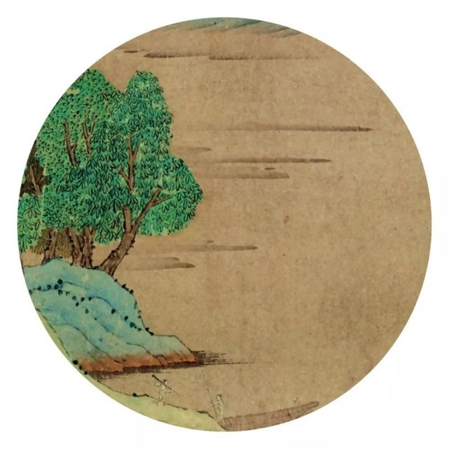 钱选《山居图》 历代国画 第3张