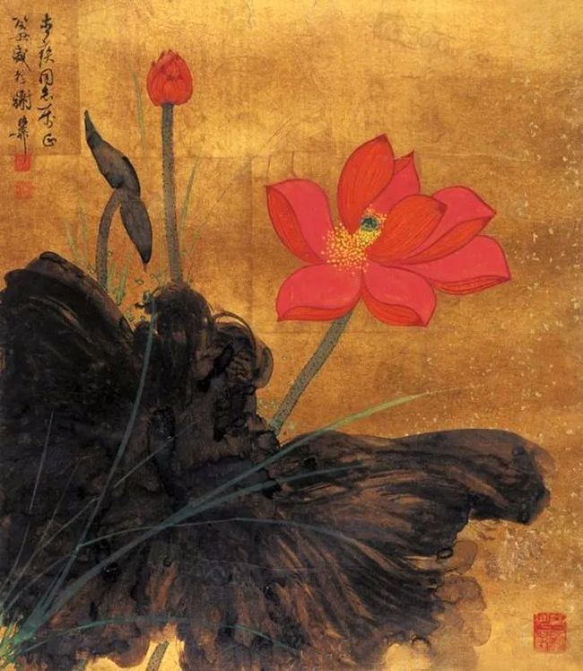 谢稚柳笔下的荷花，凝静含蓄中见潇洒！ 历代国画 第45张