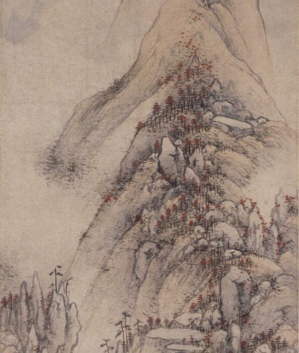 宋旭《万山秋色图》 历代国画 第3张