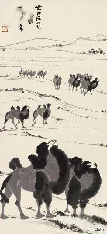 吴作人的水墨动物画 历代国画 第20张