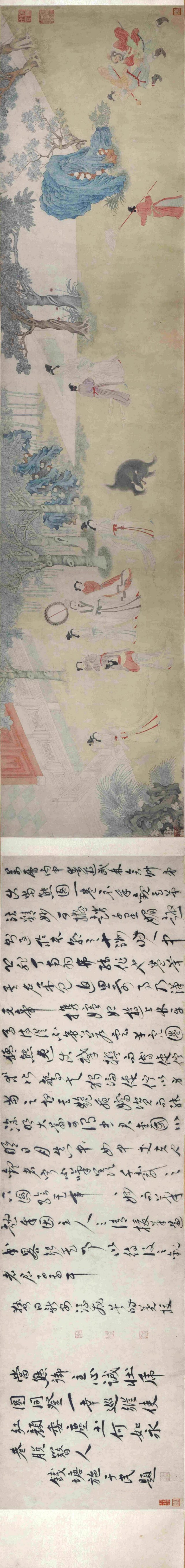 丁云鹏《冯媛挡熊图》卷 历代国画 第5张