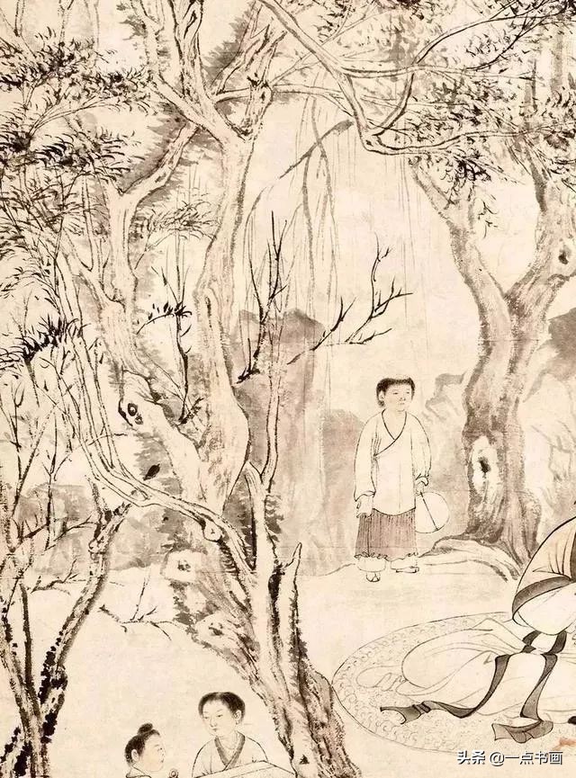 清 · 华喦《金谷园图》轴 历代国画 第5张-墨韵书香 清 · 华喦《金谷园图》轴 历代国画 第5张