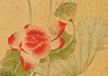 清 恽冰《蒲塘秋艳图》 历代国画 第5张