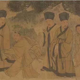 明 周臣《香山九老图》 历代国画 第2张