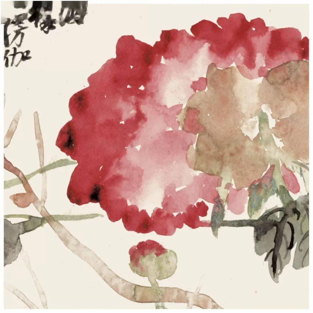 吴昌硕扇面画鉴赏 历代国画 第13张