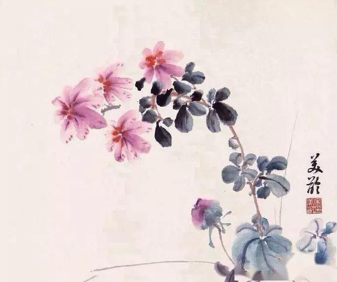 宋美龄笔下的春色！ 历代国画 第14张