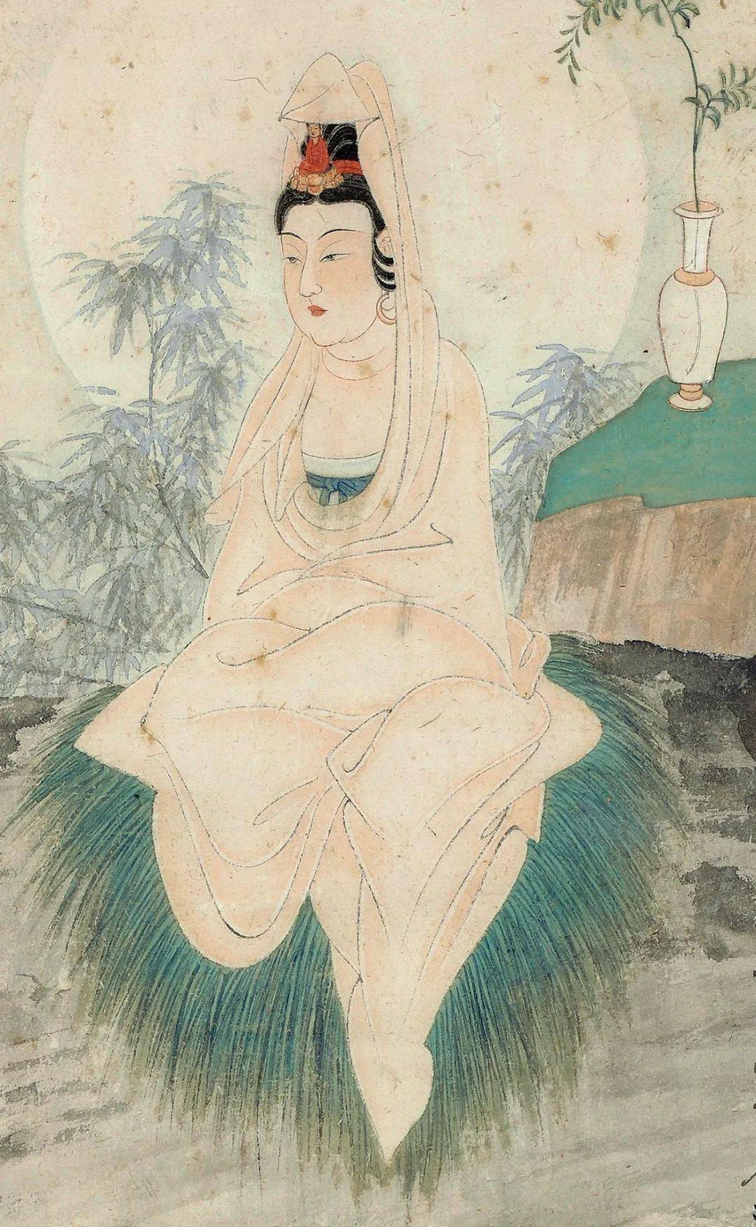 张大千 《南无观世音》 历代国画 第2张