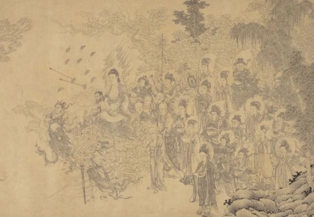 元 王振鹏《揭钵图》 历代国画 第2张