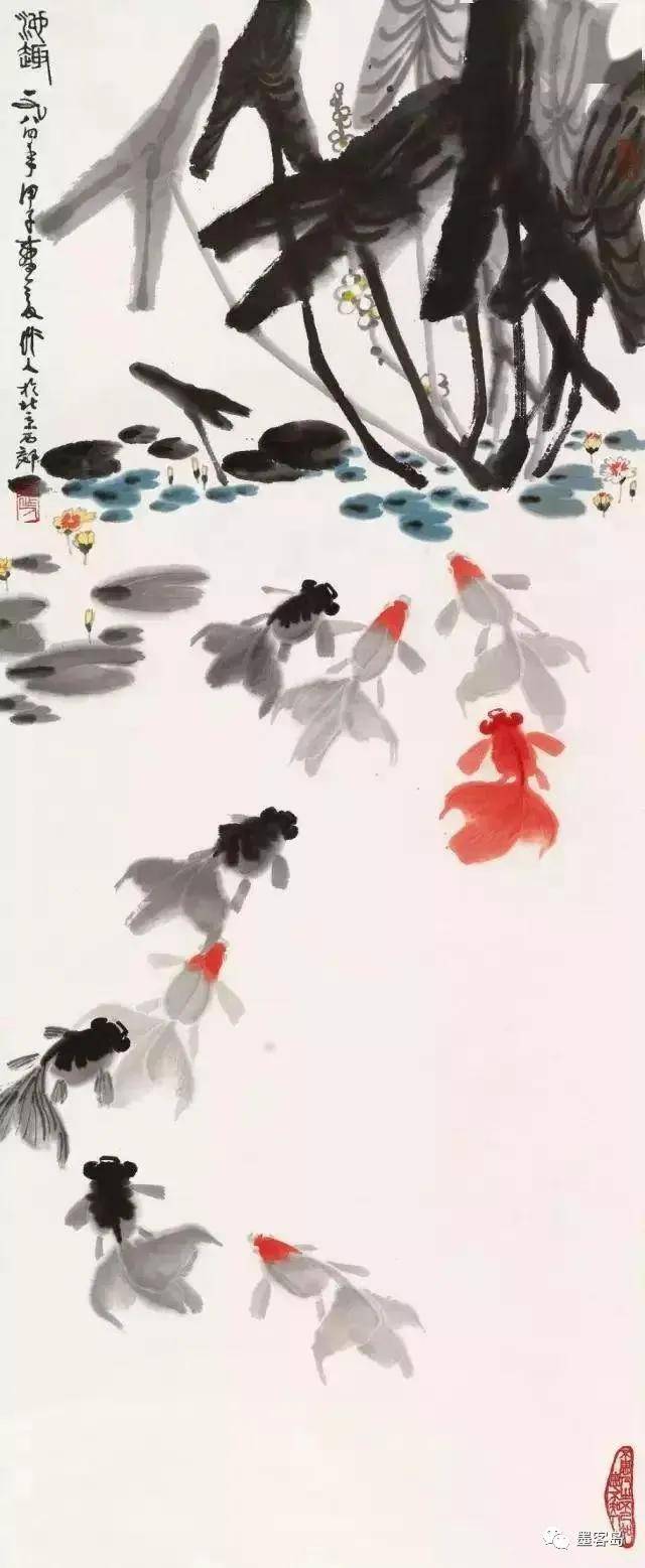 吴作人的水墨动物画 历代国画 第3张