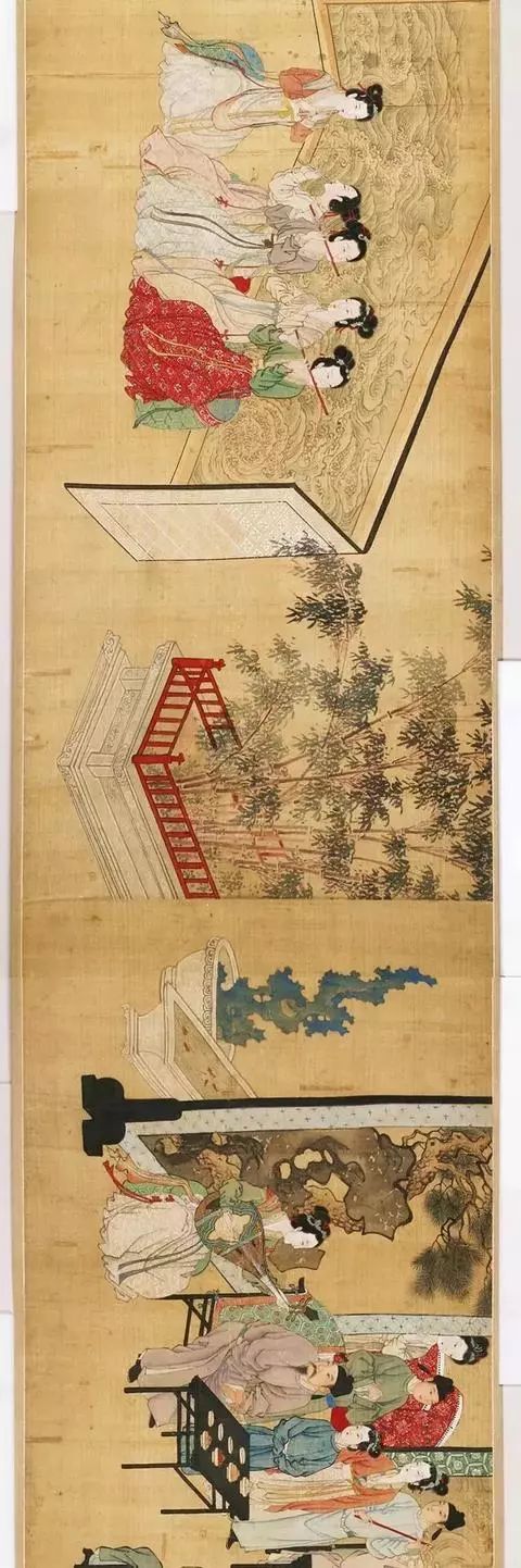 唐寅《临韩熙载夜宴图》欣赏 历代国画 第4张