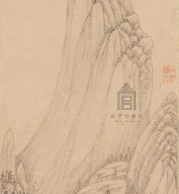 吴彬《云峦秋色图》 历代国画 第3张