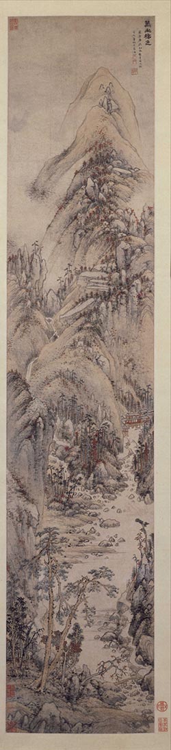 宋旭《万山秋色图》 历代国画 第1张