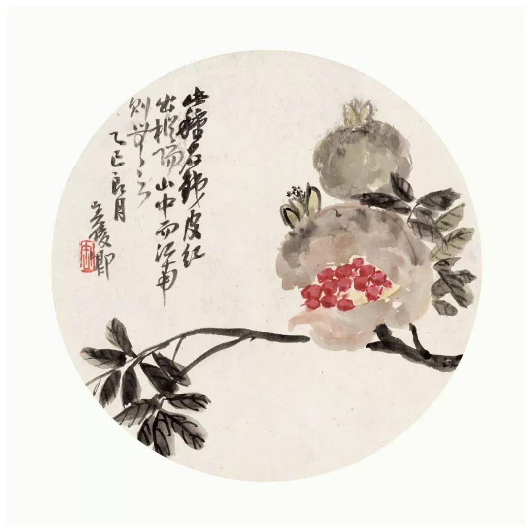 吴昌硕扇面画鉴赏 历代国画 第2张