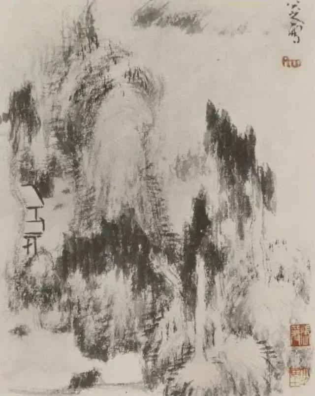 朱耷山水画鉴赏 历代国画 第4张