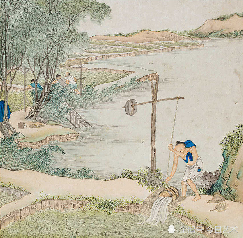 清代画家沈庆兰《农耕图》册 历代国画 第16张