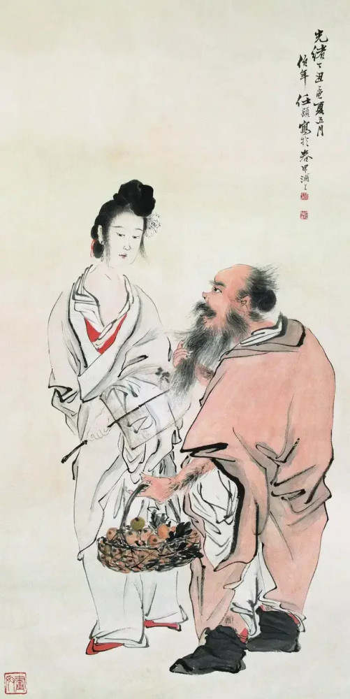 任伯年人物画——无人超越的线条 历代国画 第12张