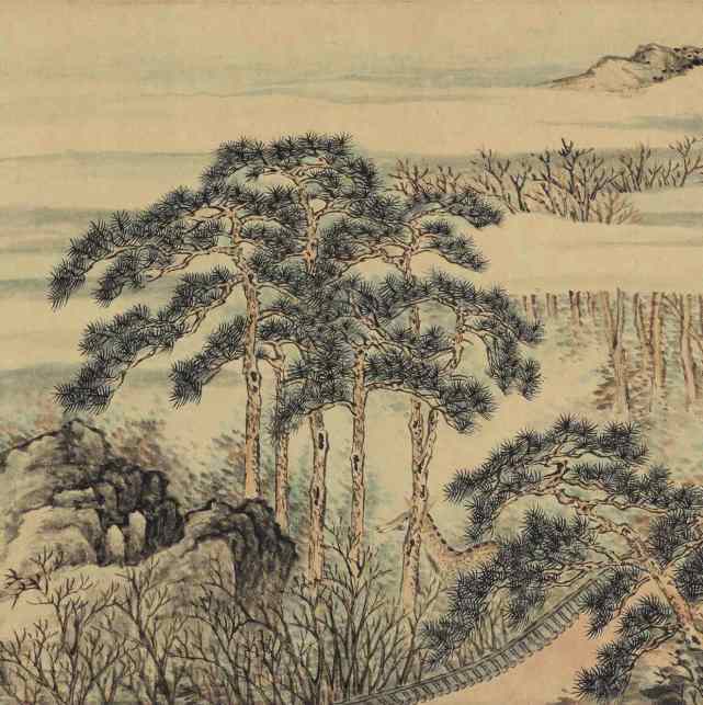 董邦达《解角图卷》 历代国画 第2张