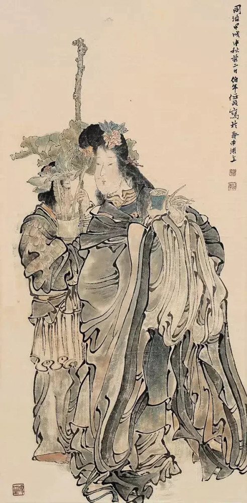 任伯年人物画——无人超越的线条 历代国画 第32张