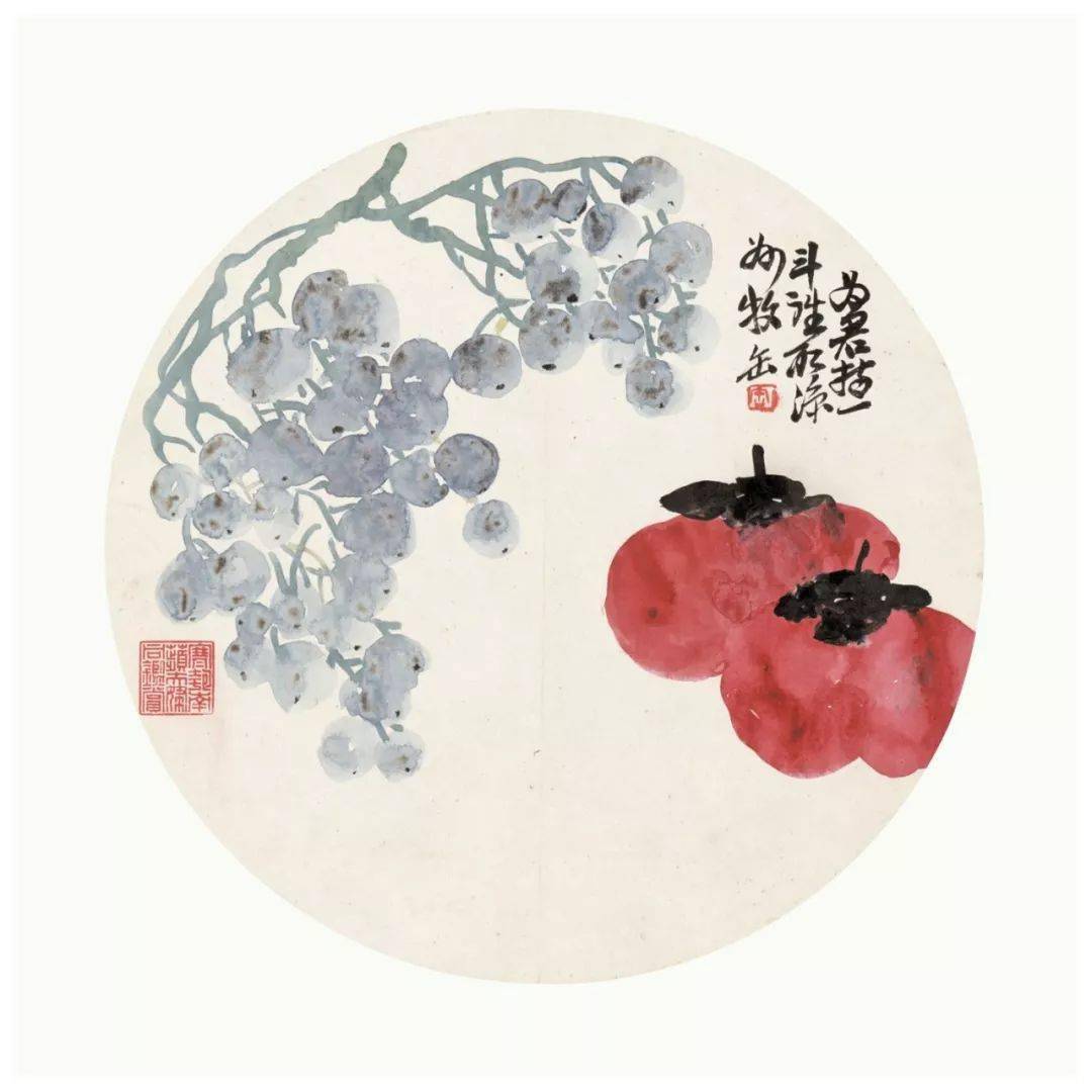 吴昌硕扇面画鉴赏 历代国画 第14张