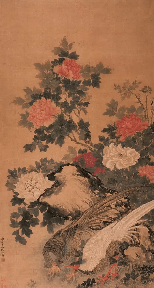 清代沈铨的花鸟作品鉴赏 历代国画 第13张