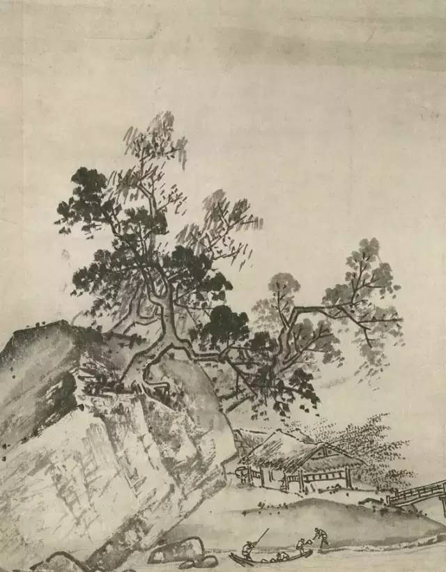 夏圭《溪山清远图》 历代国画 第11张