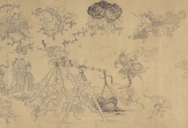 元 王振鹏《揭钵图》 历代国画 第3张