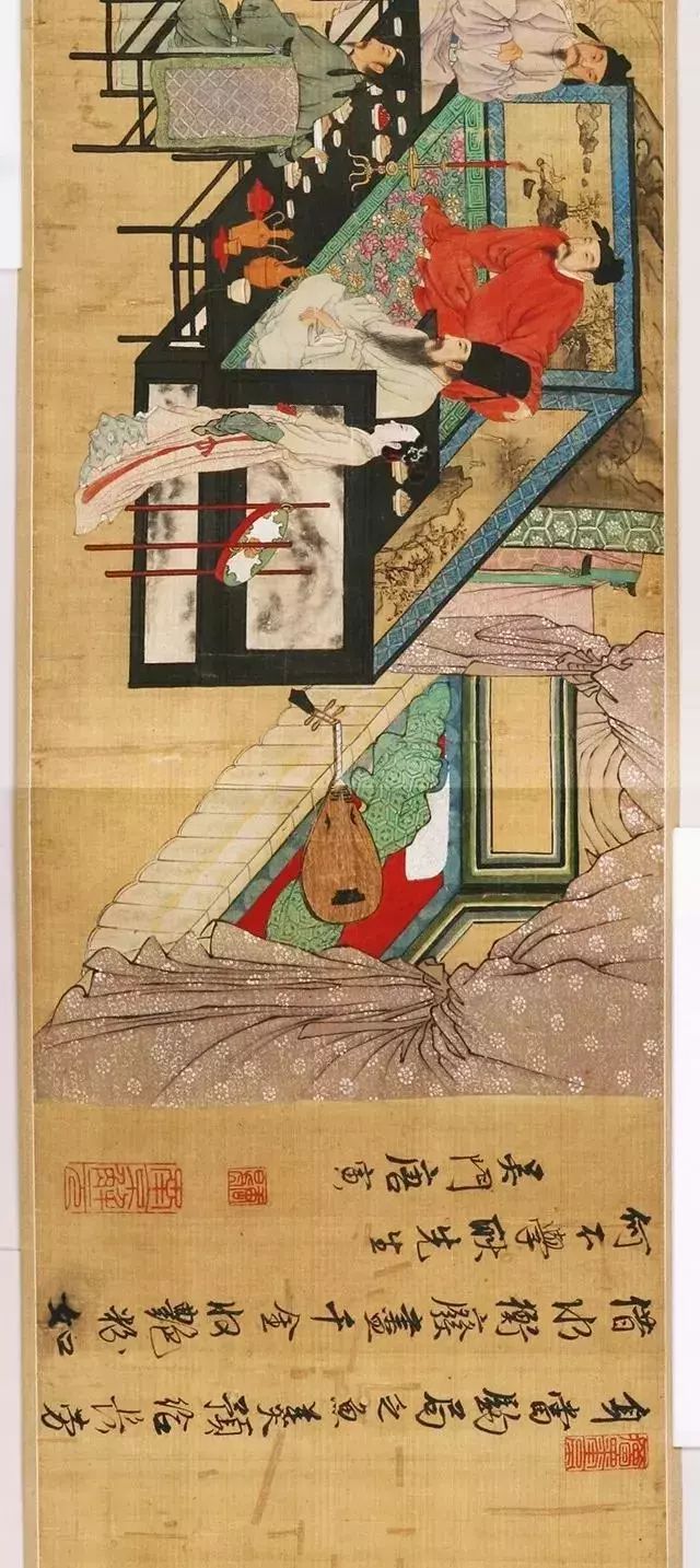 唐寅《临韩熙载夜宴图》欣赏 历代国画 第5张