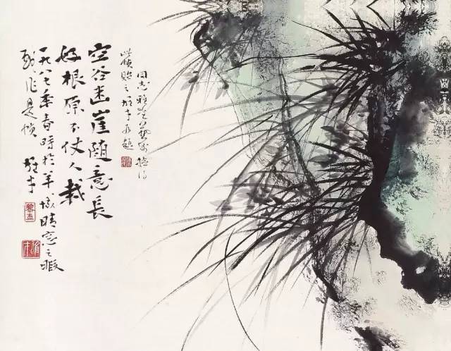 八大名家画兰，清介坚劲之美！ 历代国画 第5张