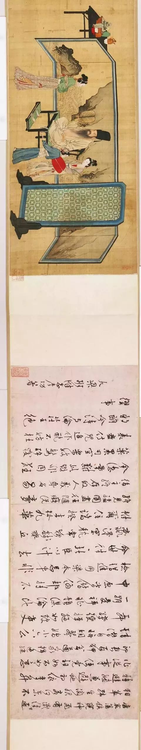 唐寅《临韩熙载夜宴图》欣赏 历代国画 第6张