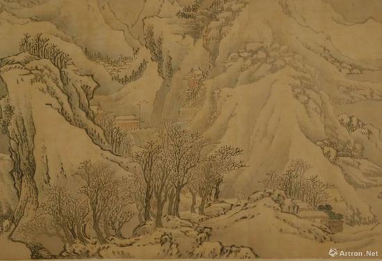 鉴藏：晚明画家张复的实境山水画 历代国画 第23张