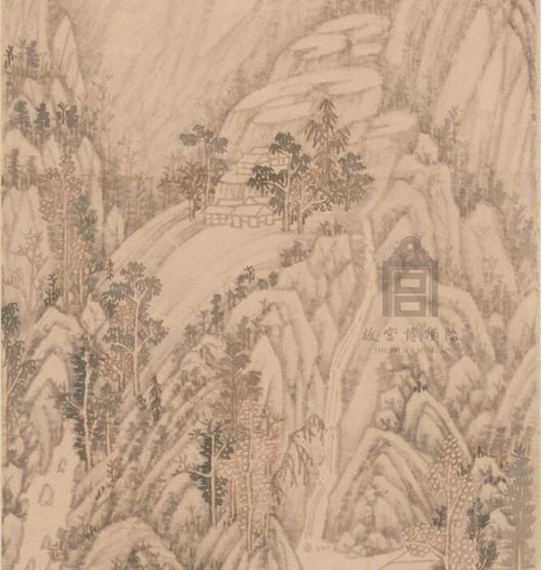 吴彬《云峦秋色图》 历代国画 第4张