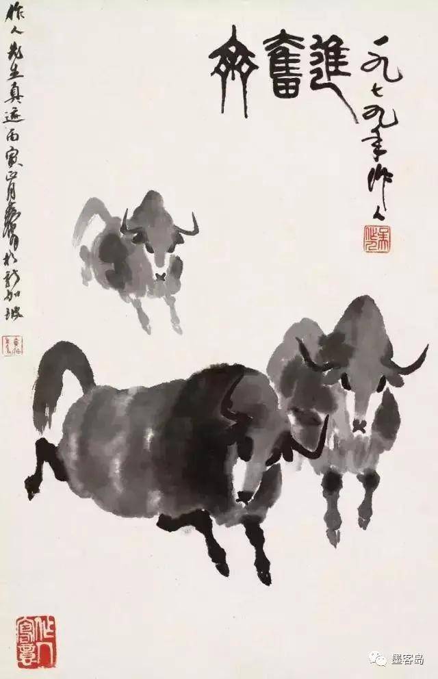 吴作人的水墨动物画 历代国画 第23张